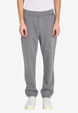 Moncler Logo Patch Track Pants Gray L10918H00007-89B5F-987