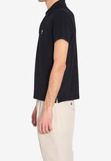 AMI PARIS Ami De Coeur Polo T-shirt Black HPL411-760-045