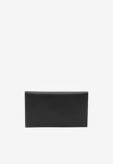 Saint Laurent Medium Uptown Clutch in Grained Leather Black 565739-1GF0J-1000