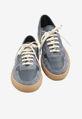 Common Projects Bball Nappa and Suede Sneakers Blue 2532--4928