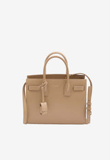 Saint Laurent Baby Sac De Jour Calf Leather Top Handle Bag Beige 421863-02G9W-9295