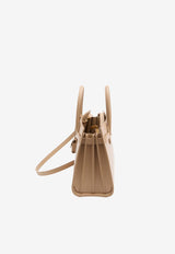 Saint Laurent Baby Sac De Jour Calf Leather Top Handle Bag Beige 421863-02G9W-9295