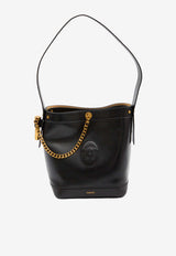 Versace Medusa Calf Leather Bucket Bag Black 1023460-1A17453-1B55J