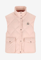 Moncler Biois Padded Down Vest  Pink L10931A00117-59815-50H