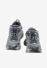 Low-Top Runner Sneakers with Logo