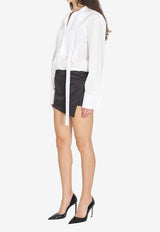 Long-Sleeved Tailored Mini Dress