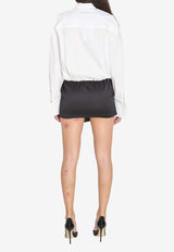 Long-Sleeved Tailored Mini Dress