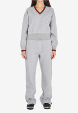 Web V-neck Sweatshirt