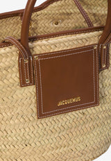 Le Panier Raffia Shoulder Bag