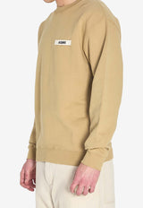 Logo-Patched Crewneck Sweatshirt