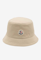 Reversible Bucket Hat with Logo-Patch