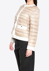Herno Short Down Jacket Beige PI002203D-12017Z-1985