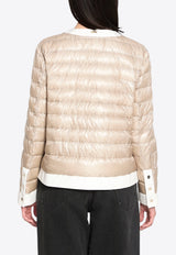 Herno Short Down Jacket Beige PI002203D-12017Z-1985