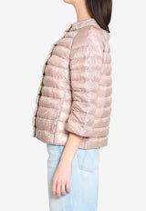 Herno Reversible Short Down Jacket  Pink PI0769D-12017Z-4019