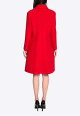 Gucci GG A-line Wool Coat Red 860471-ZHW10-6544