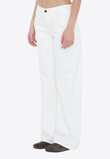 The Row Eglitta Wide-Leg Jeans White 6525S-W1493-WHT