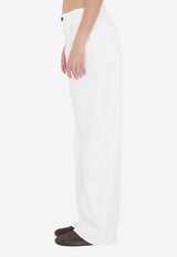 The Row Eglitta Wide-Leg Jeans White 6525S-W1493-WHT
