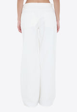The Row Eglitta Wide-Leg Jeans White 6525S-W1493-WHT