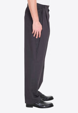 The Row Tibor Loose Tailored Pants Gray 1355-W5076-ANT