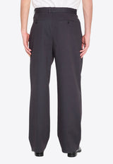 The Row Tibor Loose Tailored Pants Gray 1355-W5076-ANT