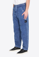 Stone Island Loose Denim-Like Pants Blue L1S143100001-S0J19-V0021