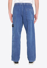 Stone Island Loose Denim-Like Pants Blue L1S143100001-S0J19-V0021
