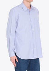 The Row Kardiff Striped Shirt Light Blue 697-W4448-LVB