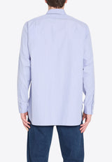 The Row Kardiff Striped Shirt Light Blue 697-W4448-LVB
