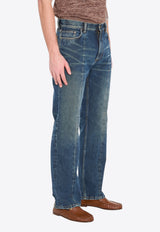 Versace Shibuya Vintage Distressed Jeans Blue 1024473-1A17707-1DA60