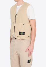 Stone Island Oversized Logo Vest Sand L1S156100007-S0184-V019A