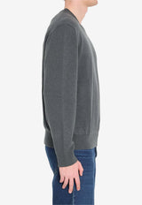 The Row Mamphis V-neck Sweater  Gray 1278-Y985-GSL
