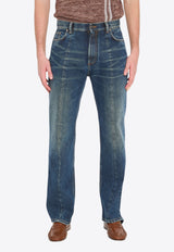 Versace Shibuya Vintage Distressed Jeans Blue 1024473-1A17707-1DA60