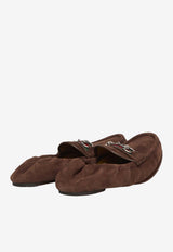 Gucci Horsebit 1953 Suede Loafers Brown 852065-AAFRR-2265