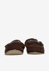 Gucci Horsebit 1953 Suede Loafers Brown 852065-AAFRR-2265
