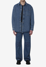 Loewe Anagram Denim Overshirt Blue H526Y1DW27--5475