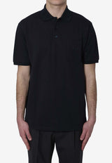 Gucci Logo Embroidered Polo T-shirt Blue 854796-XJHQP-4055