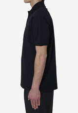 Gucci Logo Embroidered Polo T-shirt Blue 854796-XJHQP-4055