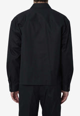 Gucci Logo Twill Overshirt Blue 851711-ZAQH5-4440