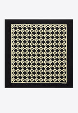 Nanushka Miani Kopjafa Symbol Printed Scarf Black NU24CRSC07311BLACK MULTI