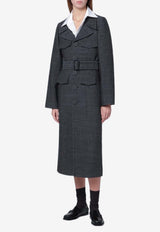 NAMACHEKO Belted Wool Coat Gray NW25-211WN2496/R_NAMAC-9029