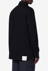 NAMACHEKO Denim Buttoned Shirt Black NW25-401W55557/R_NAMAC-9999