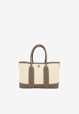 Neo Garden 23 in Vanille Toile Officier canvas and Etoupe Negonda with Palladium Hardware