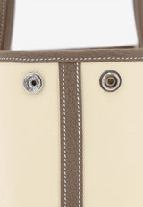 Neo Garden 23 in Vanille Toile Officier canvas and Etoupe Negonda with Palladium Hardware