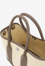 Neo Garden 23 in Vanille Toile Officier canvas and Etoupe Negonda with Palladium Hardware