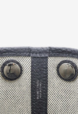 Neo Garden 23 in Ardoise Negonda Leather Toile H Viking Canvas with Palladium hardware