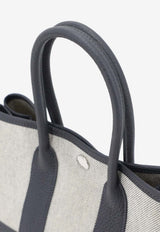 Neo Garden 23 in Ardoise Negonda Leather Toile H Viking Canvas with Palladium hardware