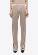 Helmut Lang Fluid Car Straight-Leg Pants Beige O02HW205BEIGE