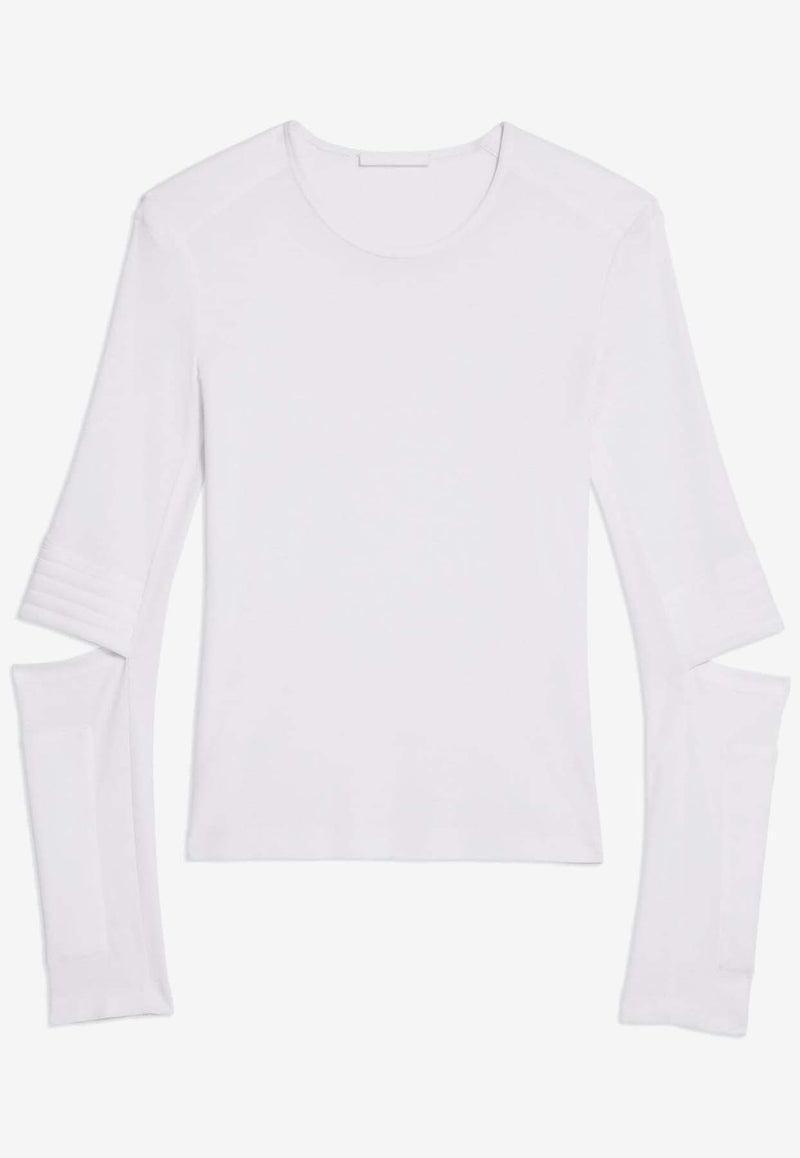 Helmut Lang Astro Crewneck T-shirt O05HW502WHITE