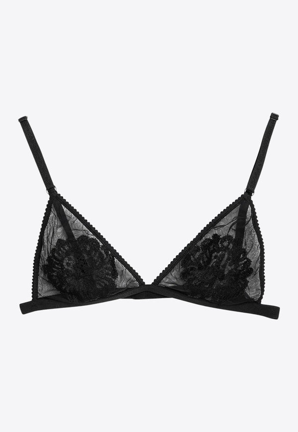 Dolce & Gabbana Tulle Triangle Floral-Lace Bra O1G24T0NQ79/O_DOLCE-N0000