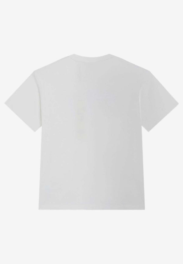 Off-White Kids Boys Big Bookish Splat Logo Shirt OBAA002F25-BJER005/R_OFFW-0110